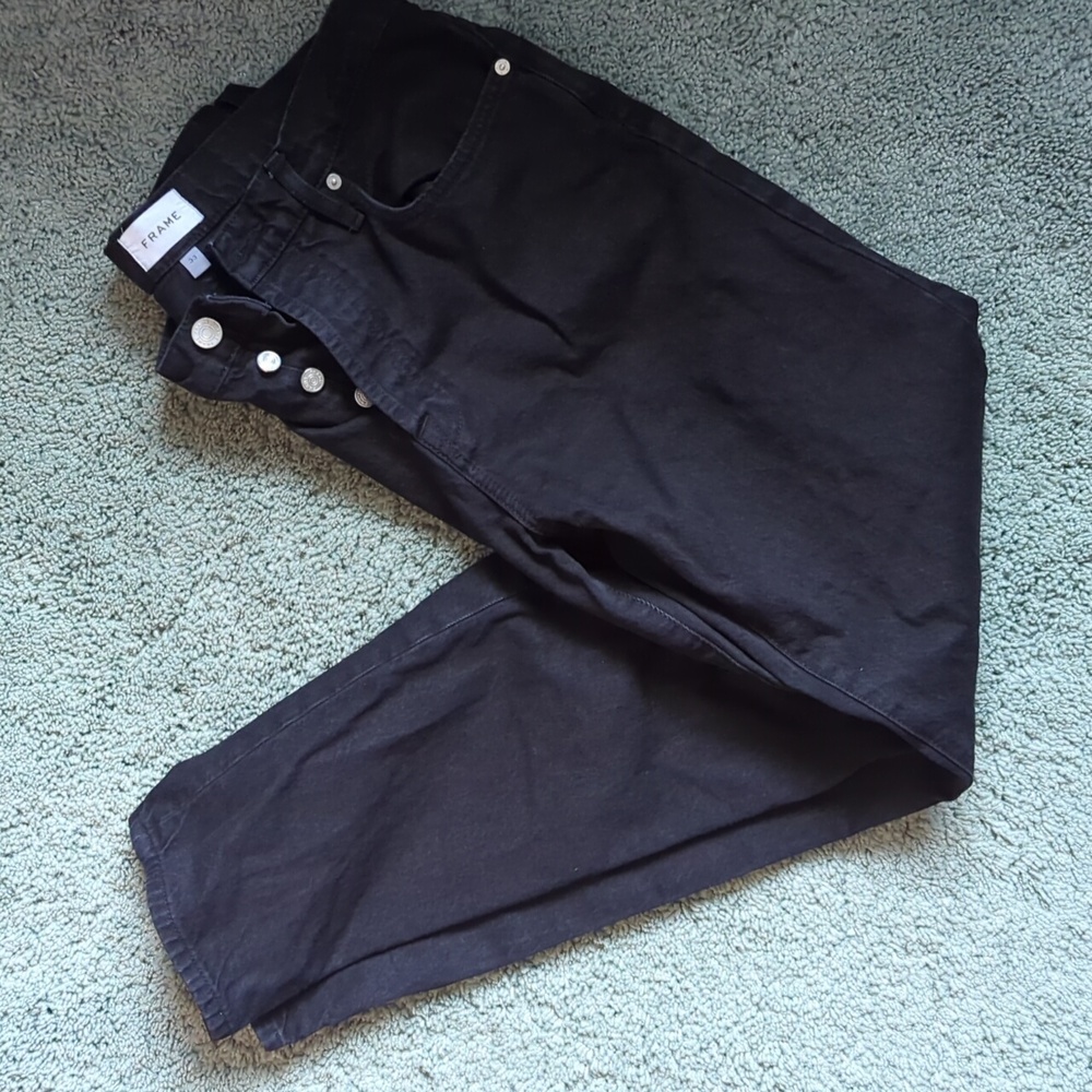 Frame black denim jeans